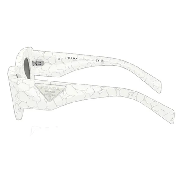 Kính Mát Nữ Prada Transparent Sunglasses 13ZS Màu Trắng