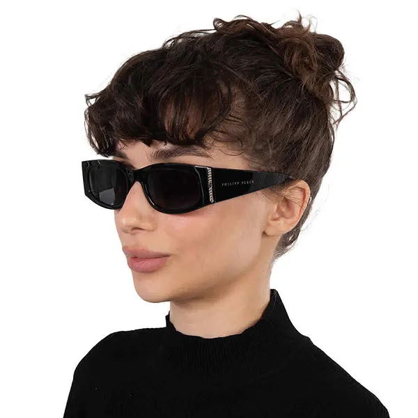 Kính Mát Philipp Plein Sunglasses SPP025S 0700 55 Màu Xám Đen
