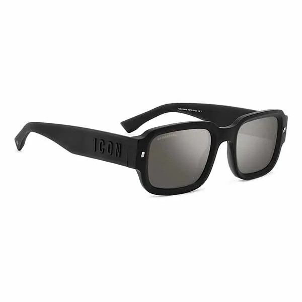 Kính Mát Unisex Dsquared2 ICON 0009/S - 003 T4 Matte Black Sunglasses Màu Đen - Kính mắt - Vua Hàng Hiệu