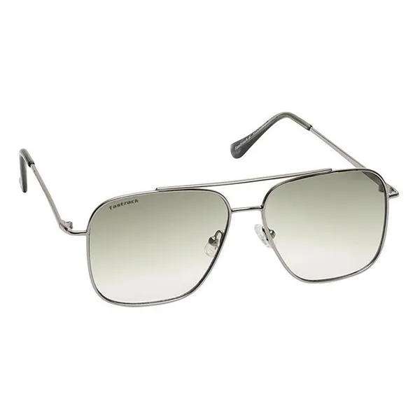 Kính Mát Unisex Fastrack Gradient Rectangular Sunglasses M253GR5V Màu Xám Bạc - Kính mắt - Vua Hàng Hiệu