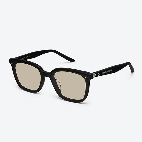 Kính Mát Unisex Gentle Monster By Row 01 BR Sunglasses Màu Đen Nâu - Kính mắt - Vua Hàng Hiệu