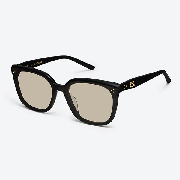 Kính Mát Unisex Gentle Monster Loloe 01 BR Sunglasses Màu Đen Nâu - Kính mắt - Vua Hàng Hiệu