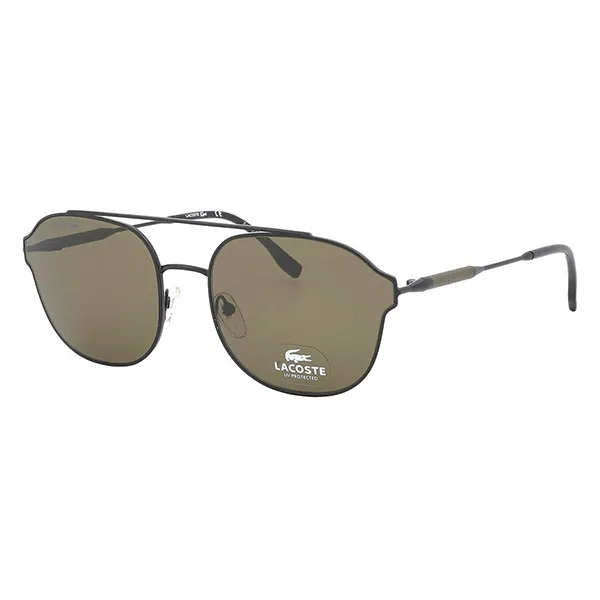 Kính Mát Unisex Lacoste Brown Pilot Sunglasses L103SND 001 58 Màu Nâu Đen - Kính mắt - Vua Hàng Hiệu
