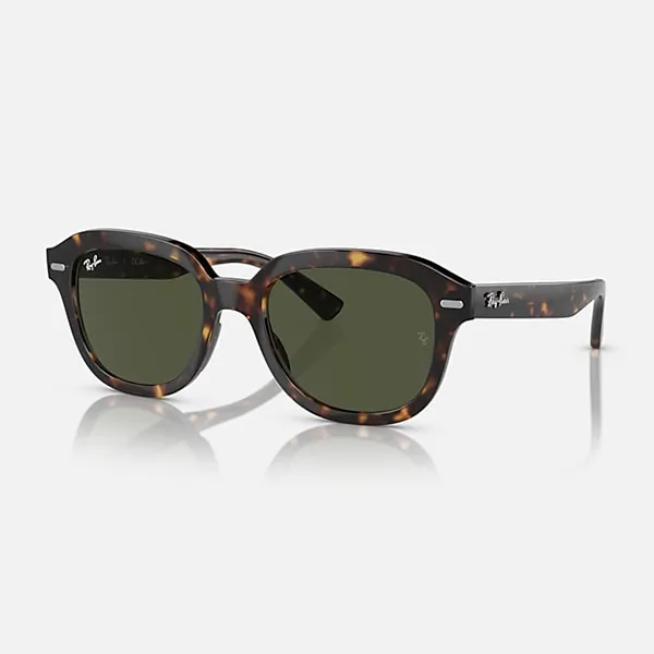 Kính Mát Unisex Rayban Erik Sunglasse RB 4398 902/31 Màu Xanh Nâu Havana