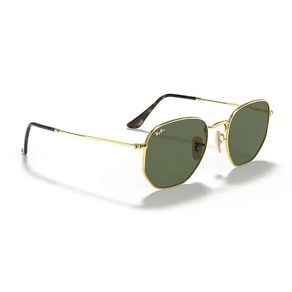 Kính Mát Unisex Rayban Sunglasse Hexagonal RB3548N 001 Màu Xanh Vàng - Kính mắt - Vua Hàng Hiệu