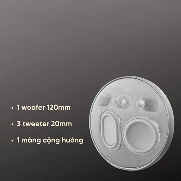 Loa Bluetooth Harman Kardon Onyx Studio 9 Màu Xám [Chính Hãng Harman Kardon - Bảo hành 1 năm] - Phụ Kiện Công Nghệ - Vua Hàng Hiệu
