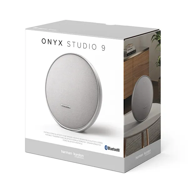 Loa Bluetooth Harman Kardon Onyx Studio 9 Màu Xám [Chính Hãng Harman Kardon - Bảo hành 1 năm] - Phụ Kiện Công Nghệ - Vua Hàng Hiệu