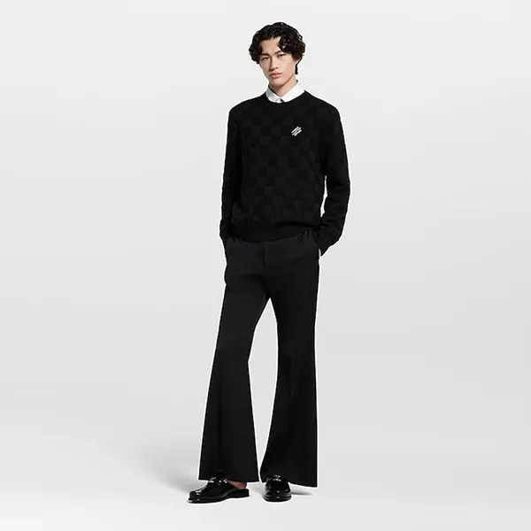 Giày Lười Hở Gót Nam Louis Vuitton LV Major Open Back Loafer 1ACW9D Màu Đen Size 41 - Giày - Vua Hàng Hiệu