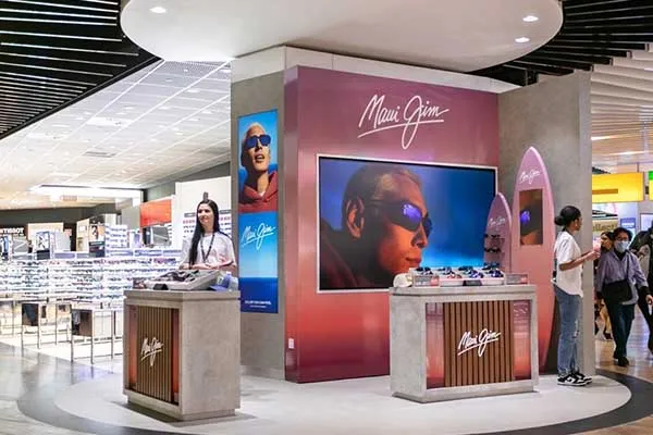 Kính Mát Nam Maui Jim Sunglasses 887 03B Màu Xanh Blue - Kính mắt - Vua Hàng Hiệu