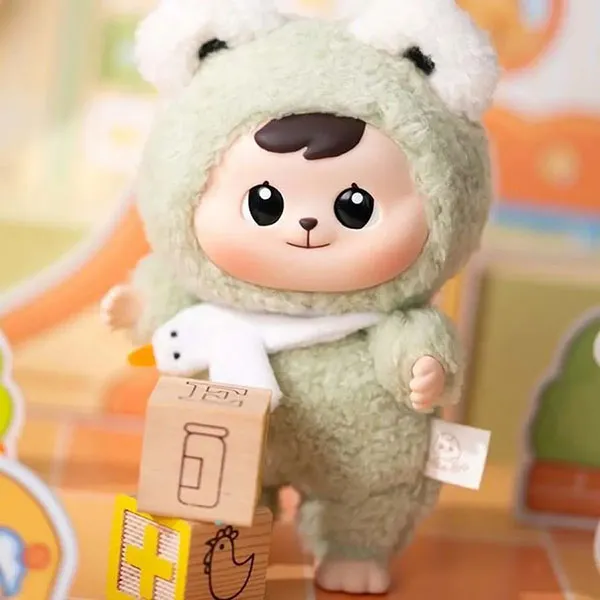 Móc Khóa CQTOYS Bao-ao Cuddle Series Plush Dolls Unopened Blind Box Màu Xanh Bơ - Phụ kiện - Vua Hàng Hiệu