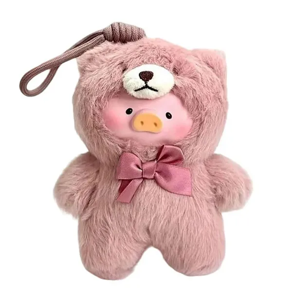 Móc Khóa Gấu Bông ToyZeroPlus Teddy Lulu The Piggy Màu Hồng - Phụ kiện - Vua Hàng Hiệu