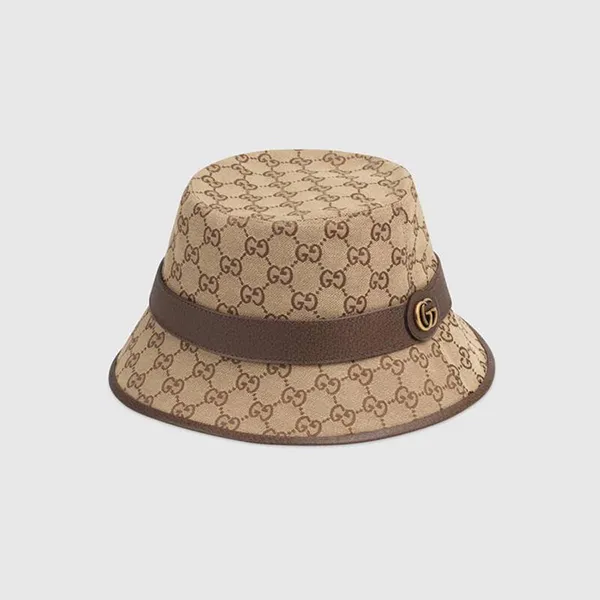 Mũ Gucci GG Canvas Bucket Hat Màu Nâu Be Size S - Mũ nón - Vua Hàng Hiệu