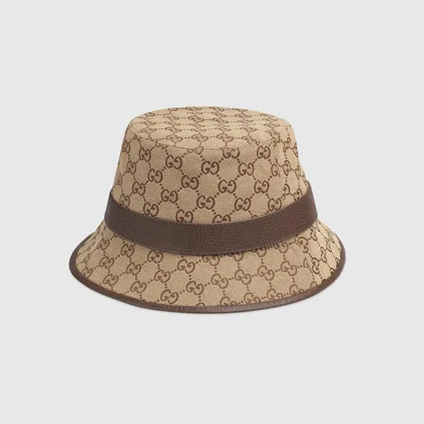 Mũ Gucci GG Canvas Bucket Hat Màu Nâu Be Size S - Mũ nón - Vua Hàng Hiệu