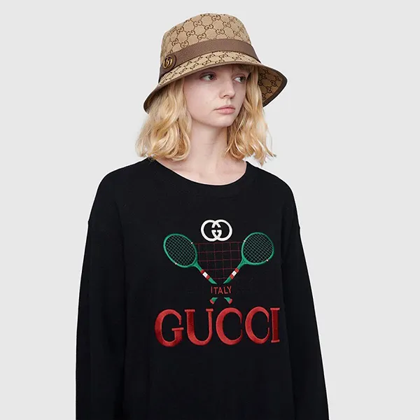 Mũ Gucci GG Canvas Bucket Hat Màu Nâu Be Size S - Mũ nón - Vua Hàng Hiệu