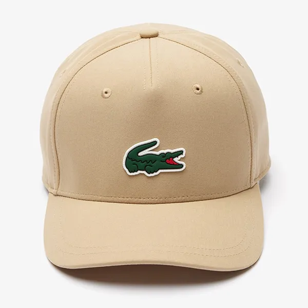 Mũ Nam Lacoste Men's Adjustable Golf Cap RK1103 51 O2S Màu Beige - Mũ nón - Vua Hàng Hiệu