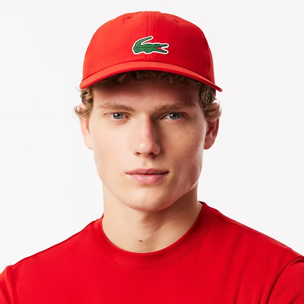 Mũ Nam Lacoste Men's Lacoste Tennis x Novak Djokovic Cap RK2450 51 I95 Màu Đỏ