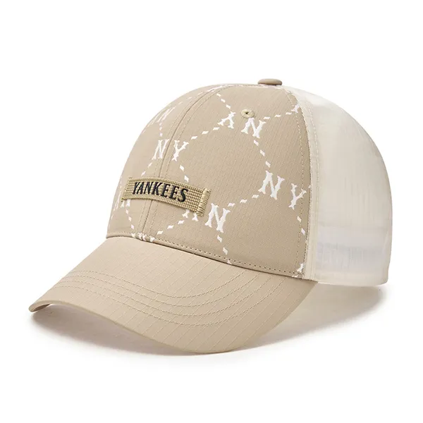 Mũ MLB Dia Monogram Sportive Mesh Cap New York Yankees 3AMCM0153-50BGD Màu Be - Mũ nón - Vua Hàng Hiệu