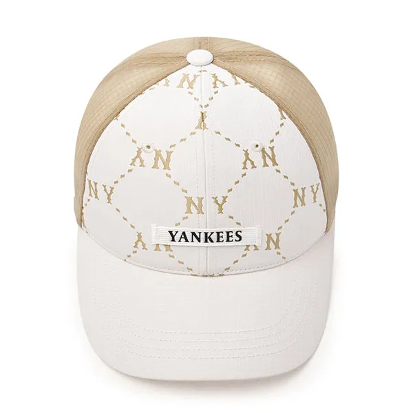 キャップ MLB Korea Diamond Monogram Sportive Safari Hat NY DBeige 3AH Dia Monogram Sportive Safari Hat New York Yankees