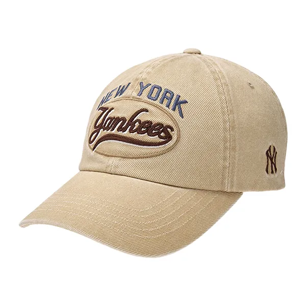 Mũ MLB Varsity Vintage Culsive Stitch Unstructured Ball Cap New York Yankees 3ACPV165N-50BGL Màu Kem - Mũ nón - Vua Hàng Hiệu
