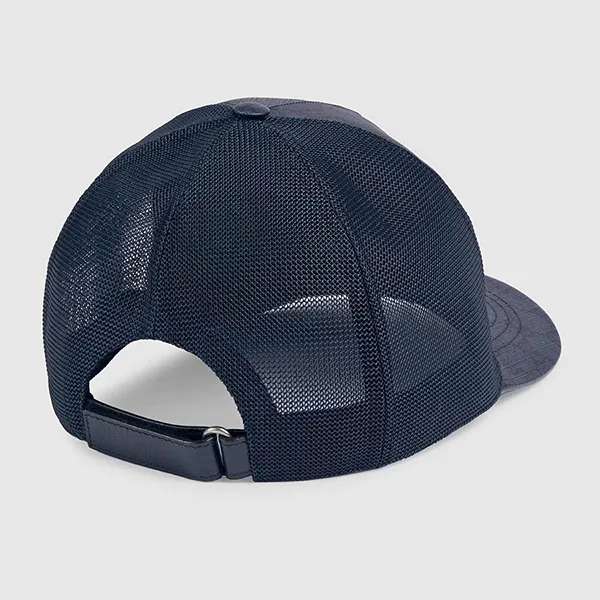 Mũ Nam Gucci GG Supreme Baseball Hat ‎733927 4HAXN 8468 Màu Xanh Navy Size S