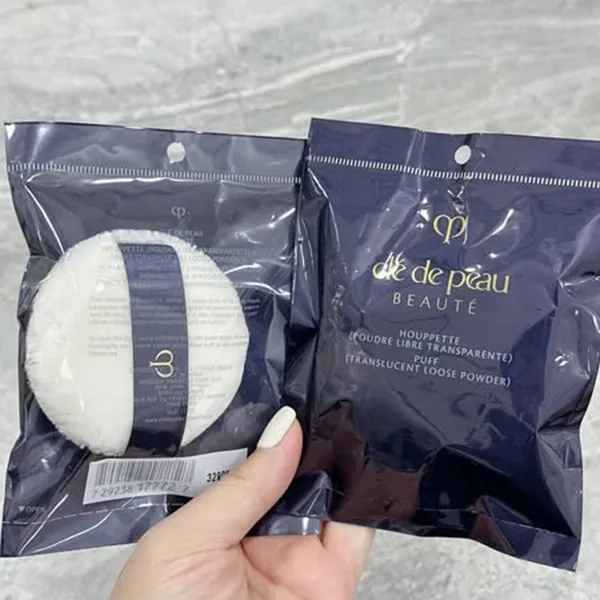 Mút Trang Điểm Clé De Peau Beauté Translucent Loose Powder N Puff Màu Trắng - Trang điểm - Vua Hàng Hiệu