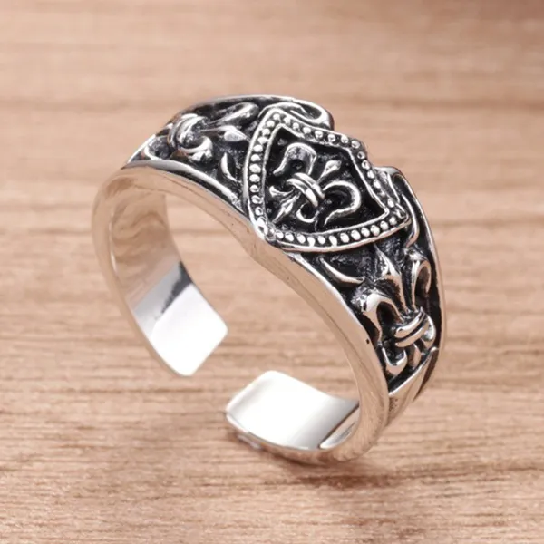 Nhẫn Nam Lili Jewelry Hình Mỏ Neo Keanu LILI_079309 Màu Bạc