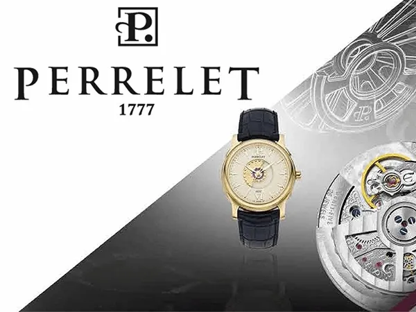 Đồng Hồ Nam Perrelet Skeleton Double Rotor Watch A1091/1 Màu Đen Bạc - Đồng hồ - Vua Hàng Hiệu