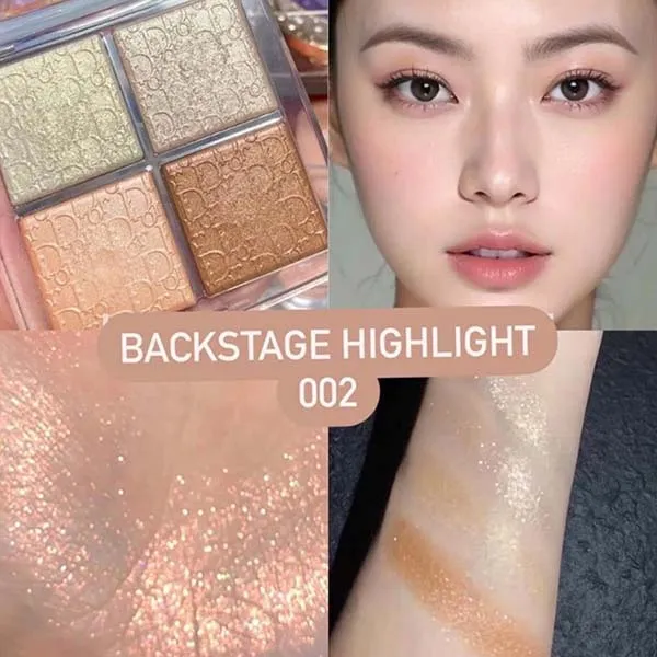 Phấn Bắt Sáng Và Tạo Khối Dior Backstage Glow Face Palette 002 Glitz - Trang điểm - Vua Hàng Hiệu