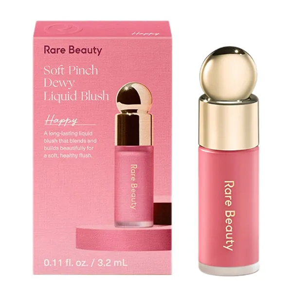 Phấn Má Dạng Kem Rare Beauty Soft Pinch Liquid Blush Mini Happy Màu Hồng Lạnh