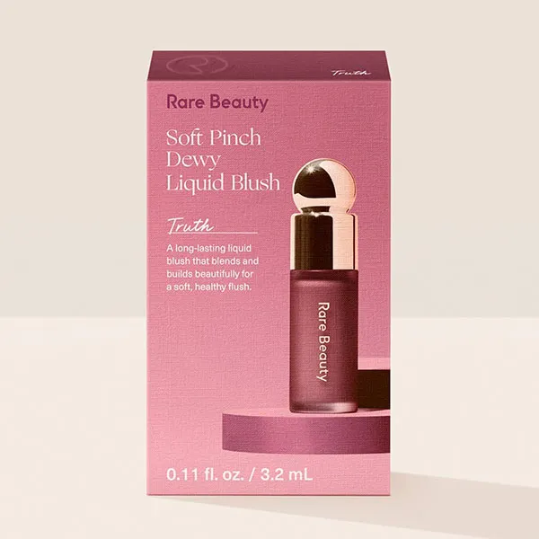 Phấn Má Dạng Kem Rare Beauty Soft Pinch Liquid Blush Mini Truth Màu Đỏ Mận
