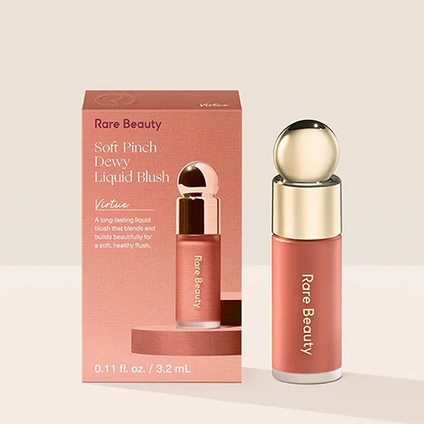 Phấn Má Dạng Kem Rare Beauty Soft Pinch Liquid Blush Mini Virtue Màu Be Hồng - Trang điểm - Vua Hàng Hiệu