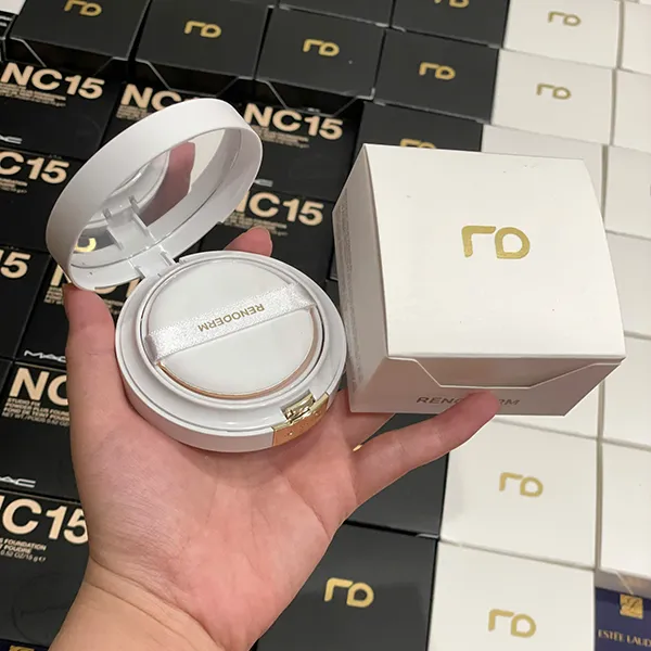 Phấn Nước Cushion Renoderm Day Long BB Cream Silver SPF 50/PA+++ 15g Tone Da Sáng