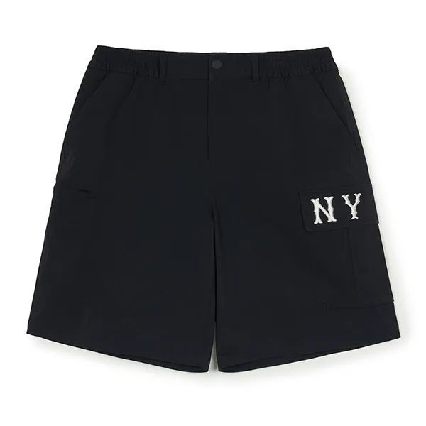 Quần Short MLB Basic Bermuda Cargo 6 Part Cotton Touch Gofcore New York Yankees 3ASMB0553-50BKS Màu Đen - Thời trang - Vua Hàng Hiệu
