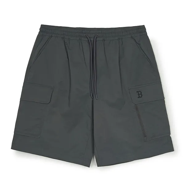 Quần Short MLB Basic Cargo Nylon Gofcore Boston Red Sox 3ASMB0653-43CGD Màu Xám Đậm