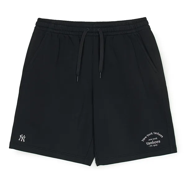 Quần Short MLB Basic Lettering Logo 6-Part Shorts New York Yankees 3ASPB0953-50BKS Màu Đen - Thời trang - Vua Hàng Hiệu