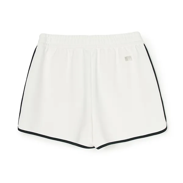 Quần Short Nữ MLB Women's Basic Dolphin Shorts New York Yankees 3FSPB0453-50IVS Màu Trắng Kem