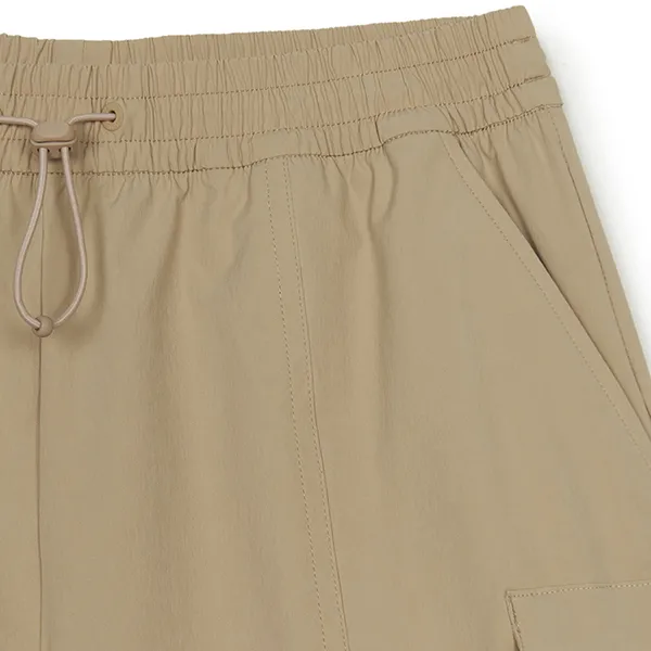 Quần Short Nữ MLB Women's Basic Gorpcore Cargo Shorts New York Yankees 3FSMB0353-50SAS Màu Vàng Cát