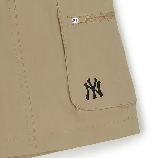 Quần Short Nữ MLB Women's Basic Gorpcore Cargo Shorts New York Yankees 3FSMB0353-50SAS Màu Vàng Cát