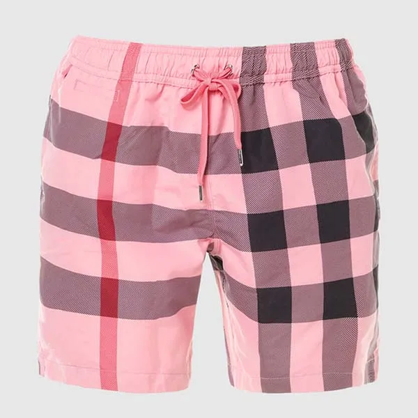 Quần Short Nam Burberry Check Swimshort Shorts 8070770 Màu Hồng Size S - Thời trang - Vua Hàng Hiệu