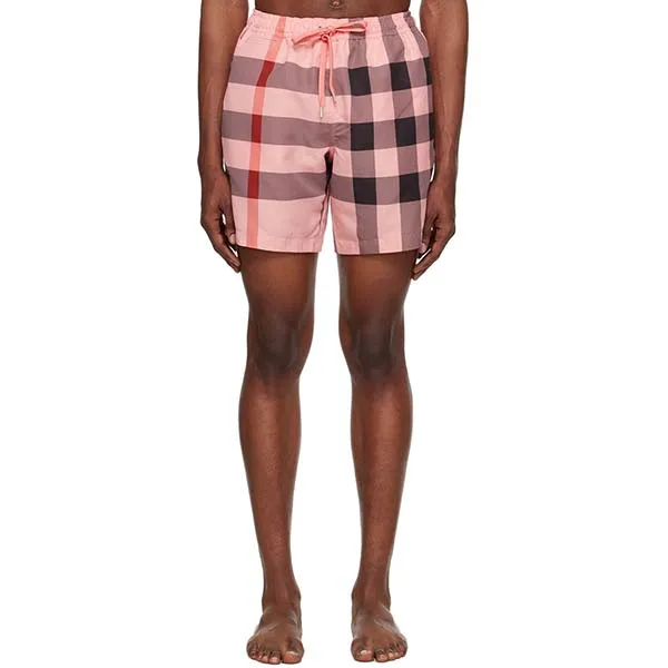 Quần Short Nam Burberry Check Swimshort Shorts 8070770 Màu Hồng Size S - Thời trang - Vua Hàng Hiệu
