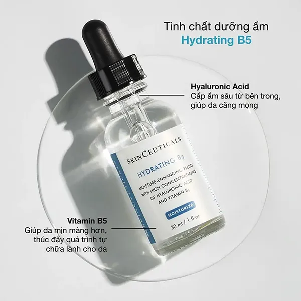 Serum Dưỡng Da SkinCeuticals Hydrating B5 Gel 30ml (Bản Pháp Tem Công Ty) N-BS