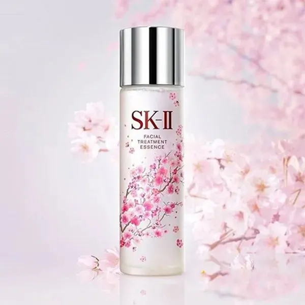 Set 3 Món Dưỡng Da SK-II Set Limited Sakura (Nước Thần Facial Treatment Essense 75ml + Serum Aura 10ml + Kem Skinpower Advanced 15g)