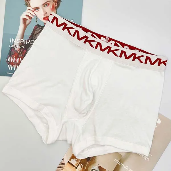 Set 3 Quần Lót Nam Michael Kors MK Men's 3 Pack Performance Cotton Màu Trắng Size S