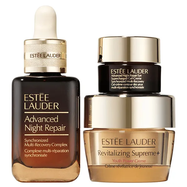 Set Dưỡng Da Ban Đêm Estée Lauder Advanced Night Repair Nighttime Experts Repair + Lift + Hydrate 3-Piece Skincare Set 3 Món - Mỹ phẩm - Vua Hàng Hiệu