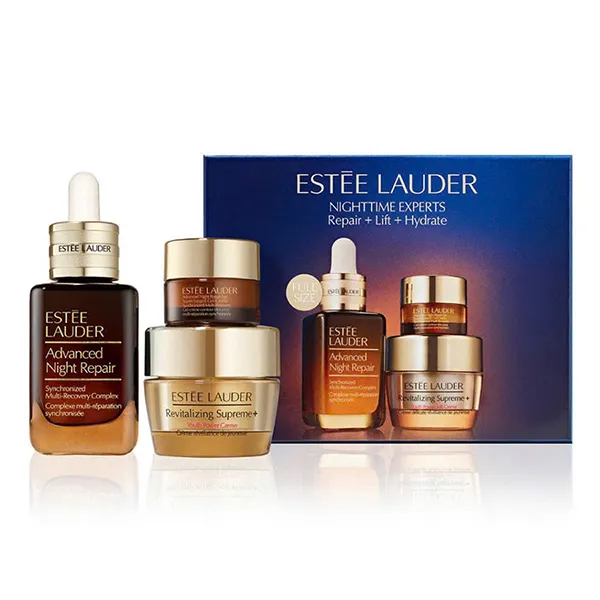 Set Dưỡng Da Ban Đêm Estée Lauder Advanced Night Repair Nighttime Experts Repair + Lift + Hydrate 3-Piece Skincare Set 3 Món - Mỹ phẩm - Vua Hàng Hiệu