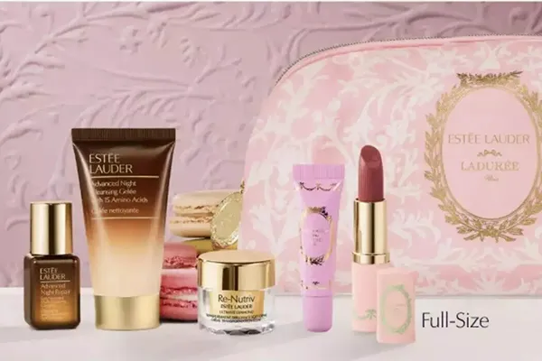 Set Dưỡng Da Và Trang Điểm Estée Lauder 6 Pcs Gift Set Re-Nutriv Ultimate Diamond Skincare Makeup 6 Món - Mỹ phẩm - Vua Hàng Hiệu