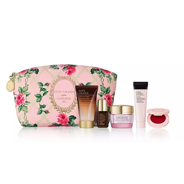 Set Dưỡng Da Và Trang Điểm Estée Lauder 6pc Revitalizing ANR Skincare Makeup Travel 6 Món - Mỹ phẩm - Vua Hàng Hiệu