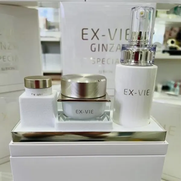 Set Dưỡng Hỗ Trợ Tái Tạo Da Albion Ex-Vie Ginza Specia Limited Gift Set 3 Món - Mỹ phẩm - Vua Hàng Hiệu