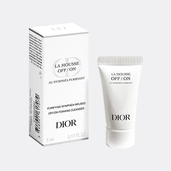 Set Nước Hoa Nữ Dior Miss Dior Rose N'roses EDT 5ml + Sữa Rửa Mặt Dior La Mousse Off/On Foaming 5ml