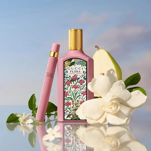 Set Nước Hoa Nữ Gucci Flora Gorgeous Gardenia EDP (100ml + Mini 10ml) - Nước hoa - Vua Hàng Hiệu